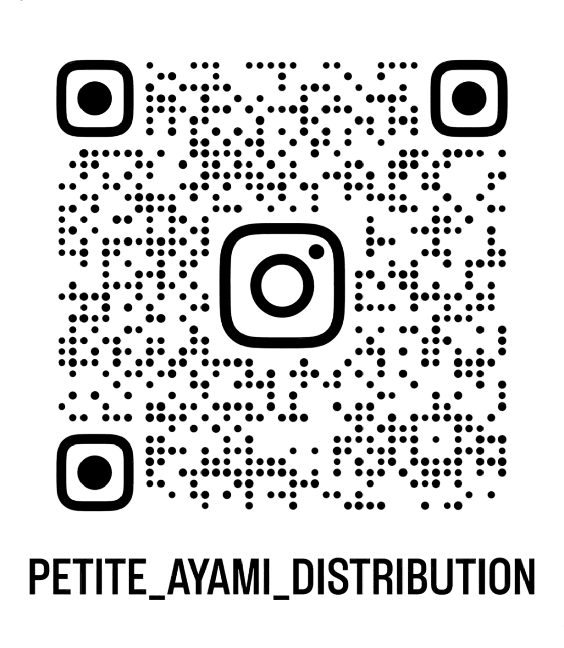 QR код для Instagram @petite_ayami_distribution