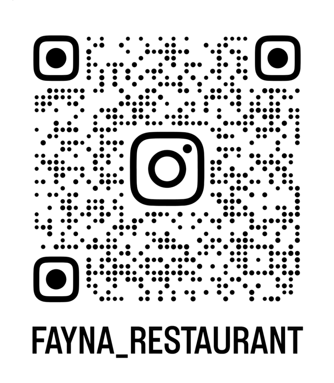 QR код @fayna_restaurant